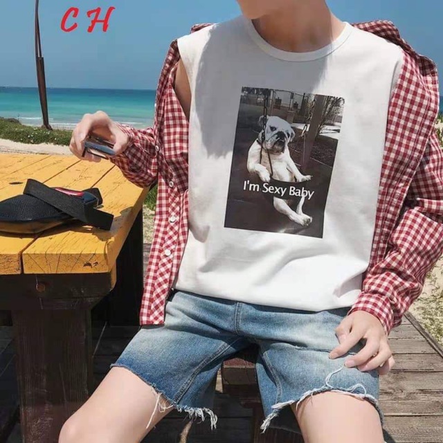 Áo tanktop Baby cún COH0619