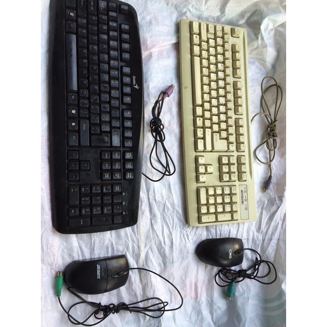 {SALE} Bộ Bàn Phím chuột CỔNG PS2 Keyboard Mouse máy tính