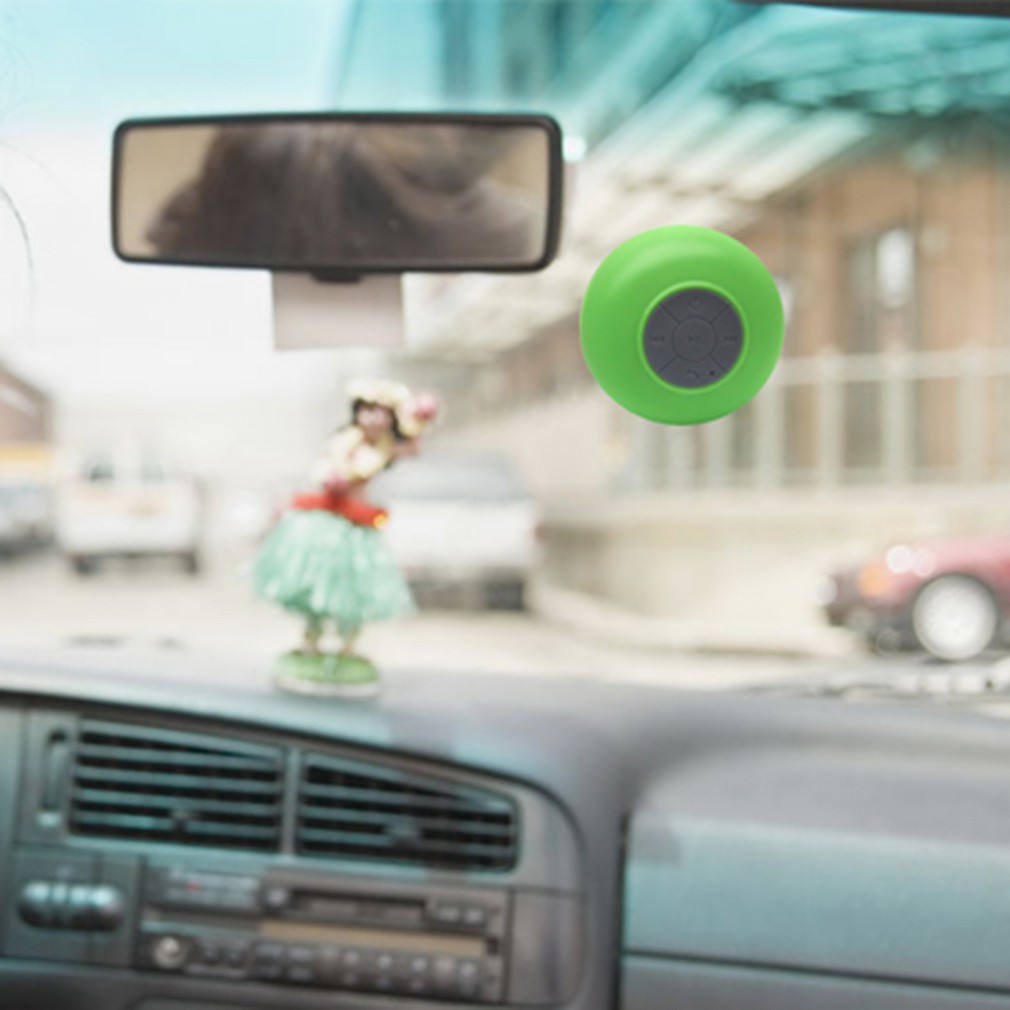 Loa Bluetooth mini rảnh tay chống nước có giác hút gắn mọi bề mặt cho xe hơi
