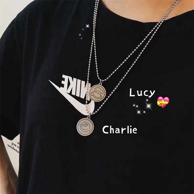 Dây chuyền mặt tròn dành cho cặp đôi 28107s