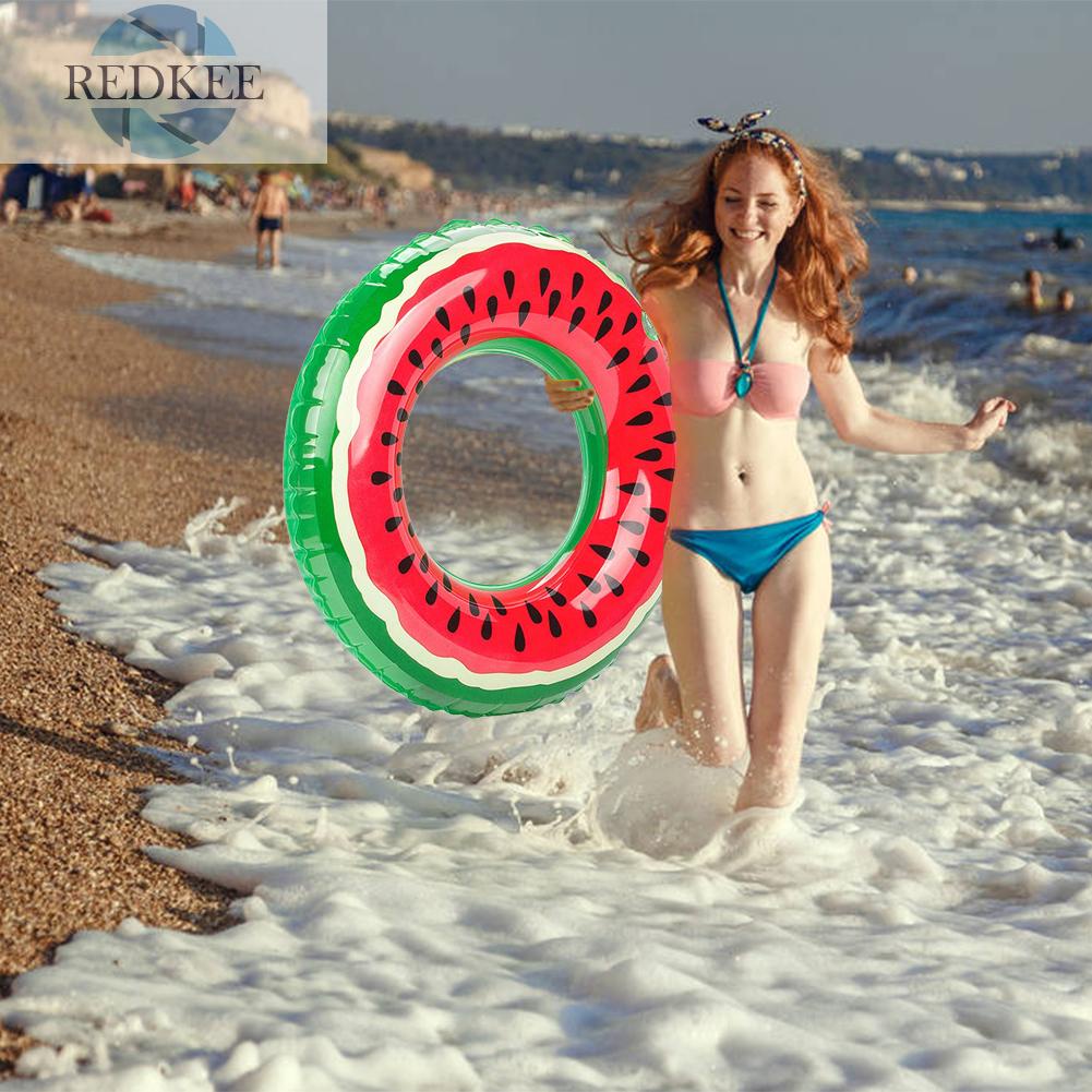 Phao Bơi Tròn Hình Dưa Hấu Cho Người Lớn Và Trẻ Em
