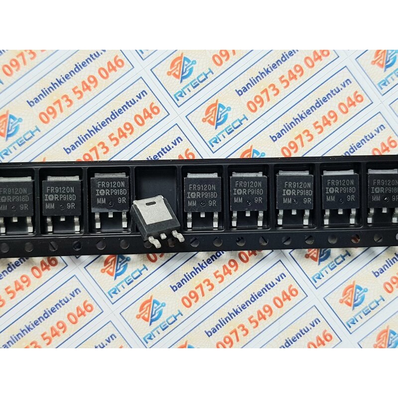 [Combo 5 chiếc] FR9120N IRFR9120NPBF Mosfet kênh – P 100V 6.6A TO-252AA