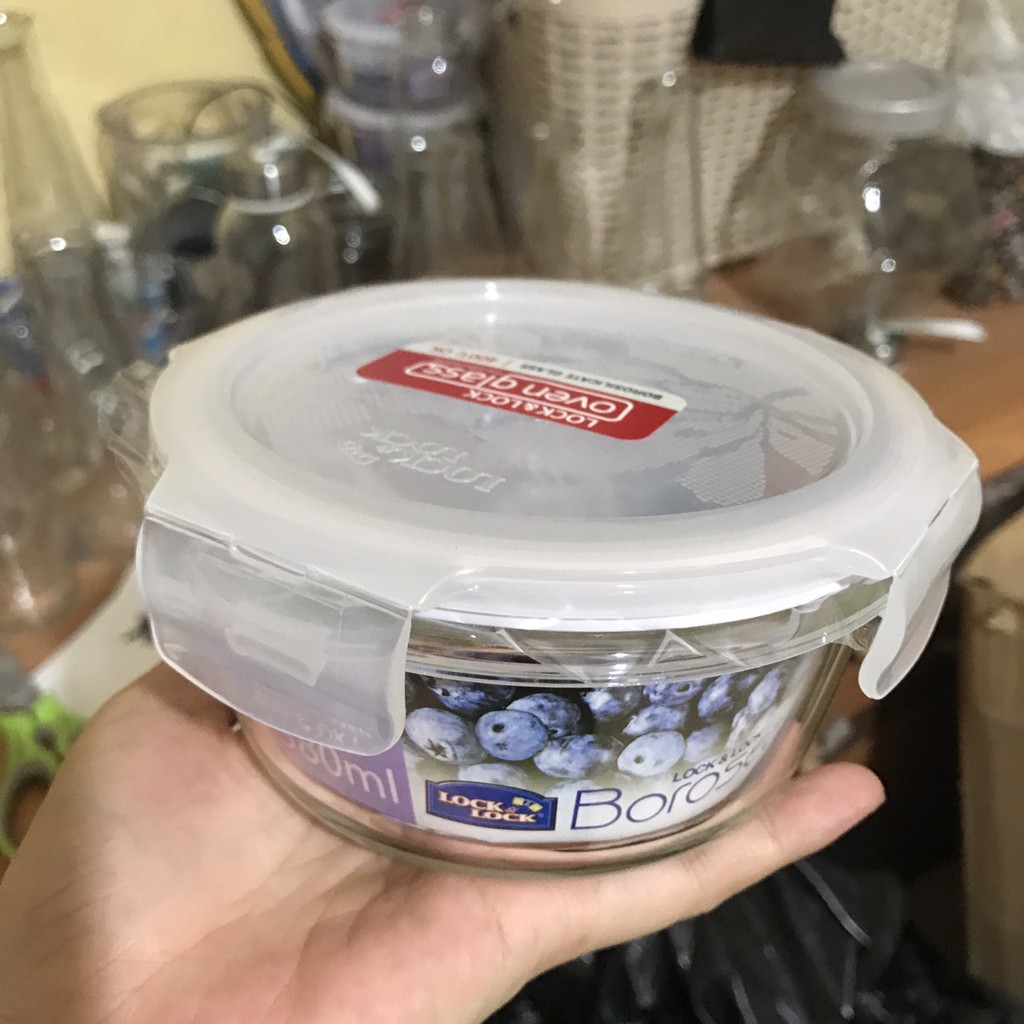 Hộp thủy tinh Locknlock tròn 380ml LLG821