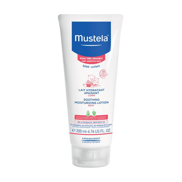 Lotion Dưỡng Thể Da Rất Nhạy Cảm Mustela Soothing Moisturizing Body Lotion 200ml