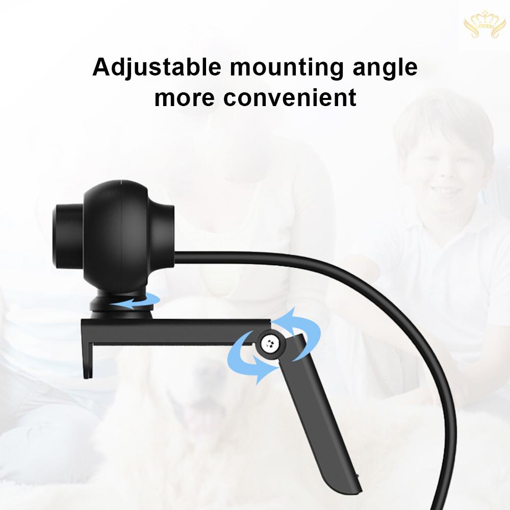Mới Webcam Usb 2.0 Full Hd 1080p Kèm Micro Chống Nhìn Trộm Cho Laptop