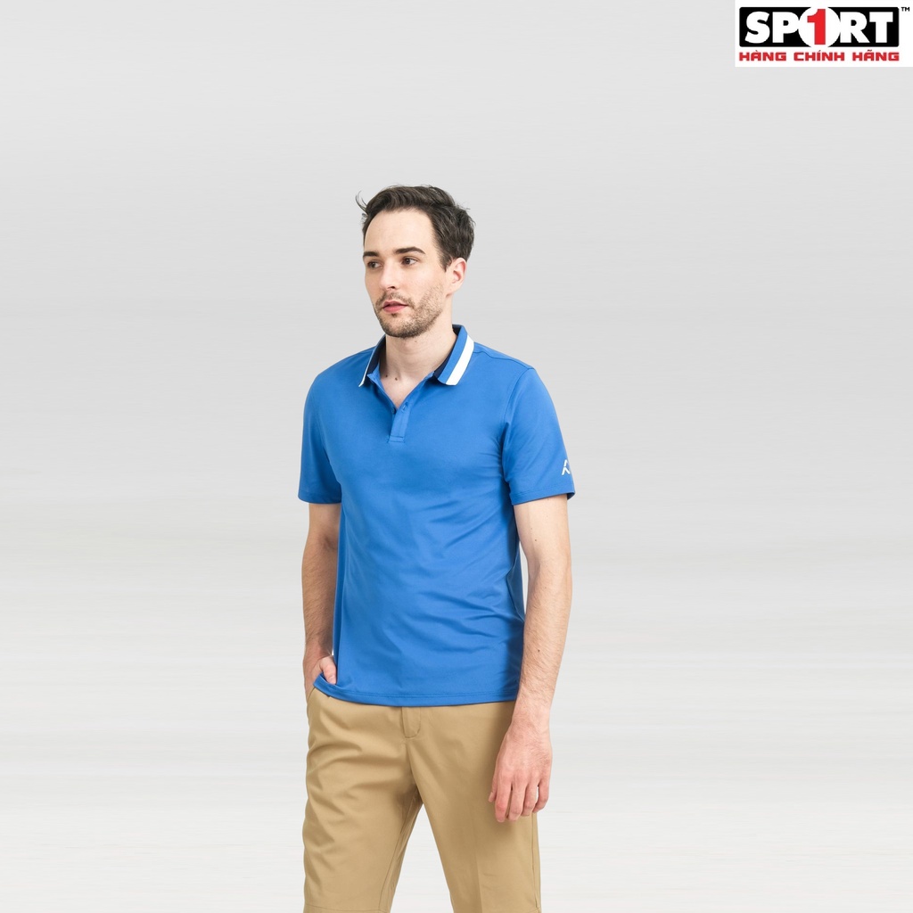 Áo Thun Polo Thể Thao Nam AM MP100 Ngắn Tay Có Cổ Kháng Khuẩn, Chống Tia UV, Thấm Hút Mồ Hôi Tốt, Thoáng Khí Sport1