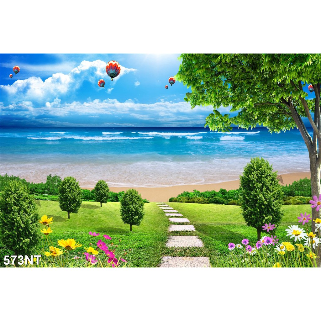 TRANH DÁN TƯỜNG 3D PHONG CẢNH BIỂN,BÃI BIỂN,THIÊN NHIÊN VỀ BIỂN.