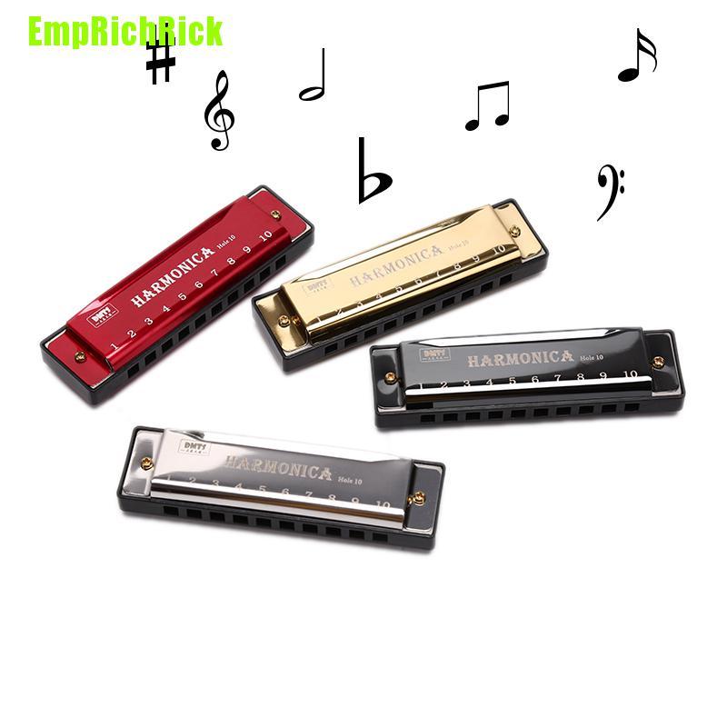 Kèn Harmonica 10 Lỗ Dành Cho Người Mới Bắt Đầu Học