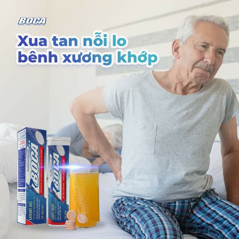 Viên sủi Boca hỗ trợ xương khớp