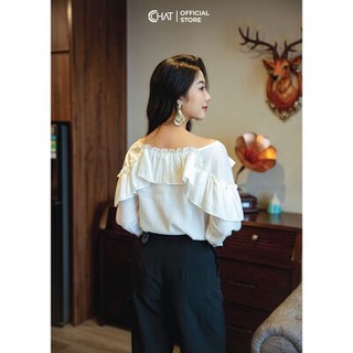 Quần suông đính dây đá CChat Clothes