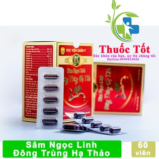 [ Chính Hãng ] Sâm Ngọc Linh Đông Trùng Hạ Thảo- Học viện Quân Y