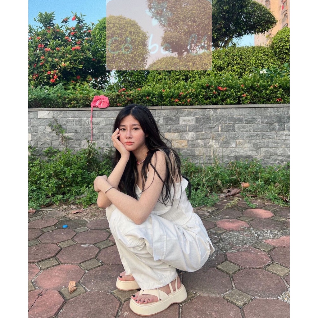 SANDAL NỮ COBALA SHOES - GIÀY BÁNH MÌ QUAI KẸP - SANDAL ĐẾ ĐỘN PHONG CÁCH HIỆN ĐẠI S22091100