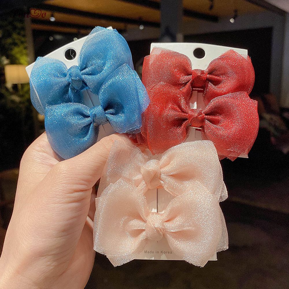 Set 2 Kẹp Tóc Công Chúa Xinh Xắn Cho Bé Gái
