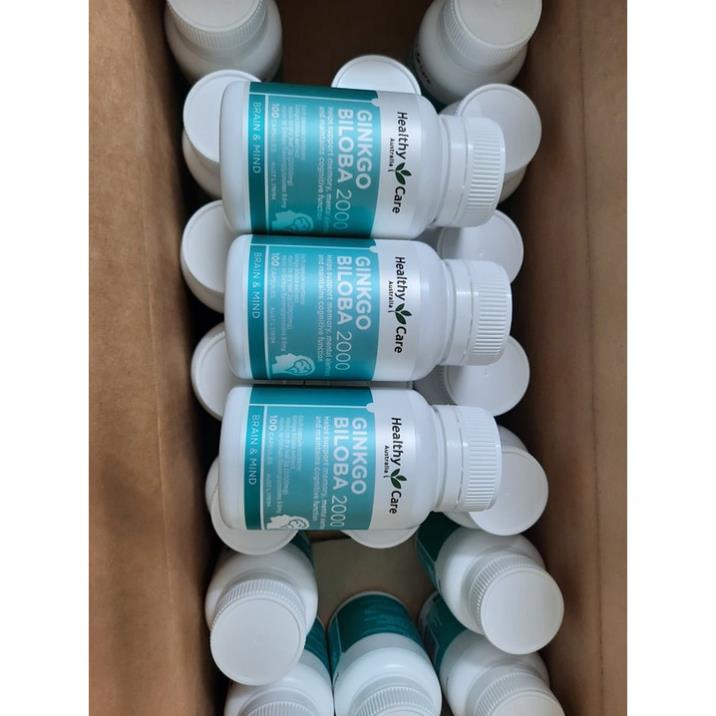 Viên uống bổ não Ginkgo Biloba 2000 , bổ não cải thiện tư duy , trí nhớ - mypham.lavi