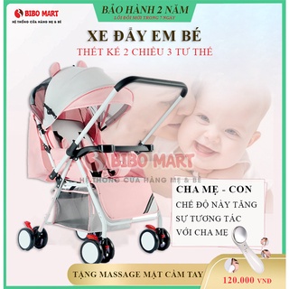 Xe đẩy cho bé phiên bản cao cấp, đệm lưới thoáng mát, tiện lợi gấp gọn dễ dàng thiết kế 2 chiều 3 tư thế cho bé
