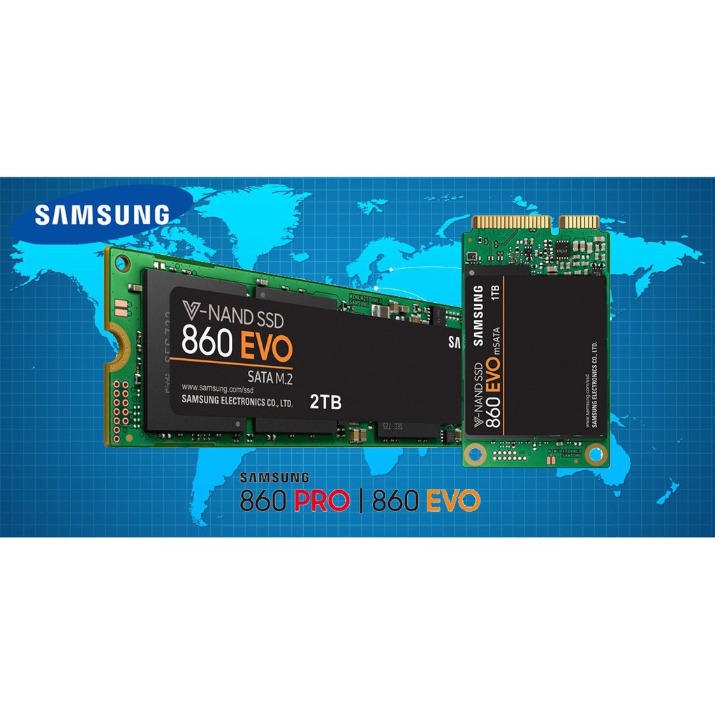 SSD Samsung 860 Evo 500GB M.2 2280 SATA III MZ-N6E500BW(chính hãng)