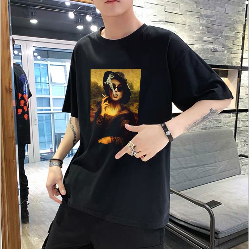 ÁO THUN TAY LỠ UNISEX MONALISA REME sales off toàn shop