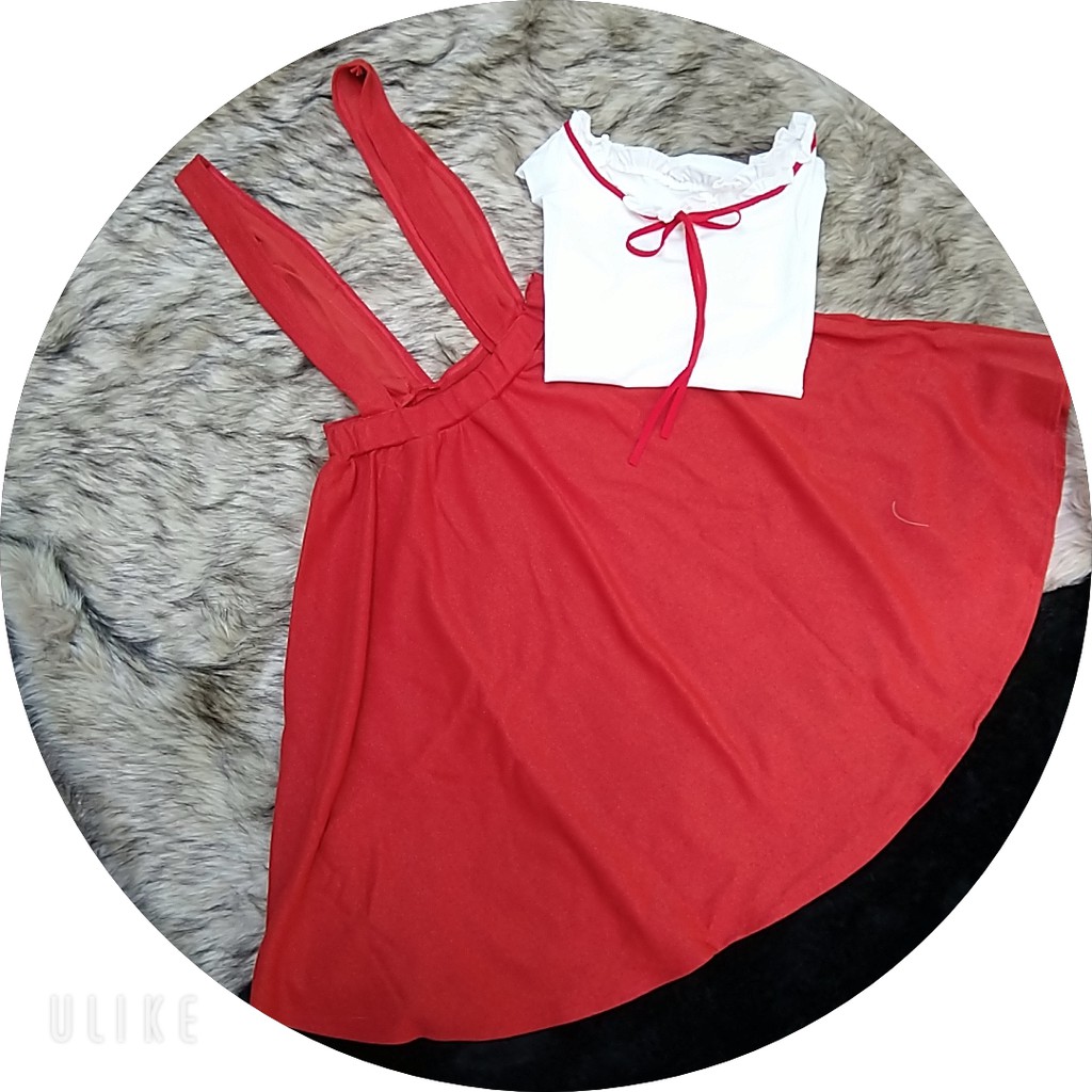 Set yếm xòe áo sn