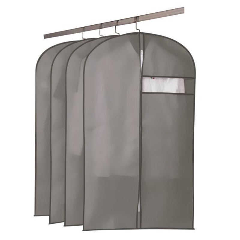 Bộ 4 túi treo bảo vệ quần áo/ áo vest/ áo khoác bằng vải không dệt tiện dụng cho tủ quần áo
