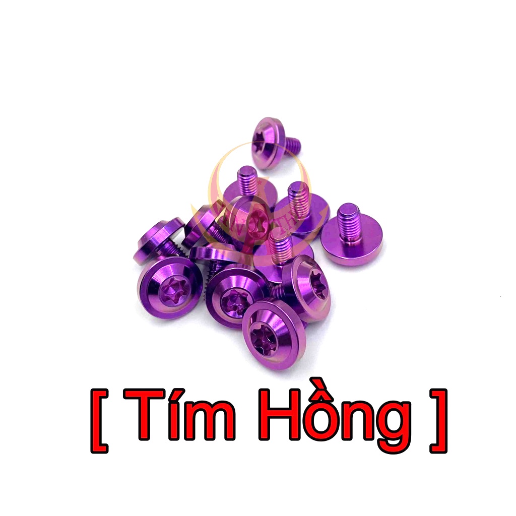 Ốc Ốp Pô GR5 Titan Wave a 2007-2022, Wave 50cc, Sirius, RSX Fi 110