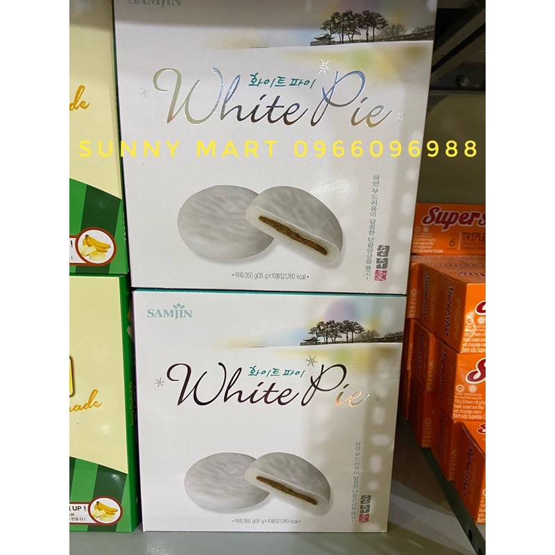 BÁNH MOCHI HÀN QUỐC WHITE PIE SAMJIN 350G