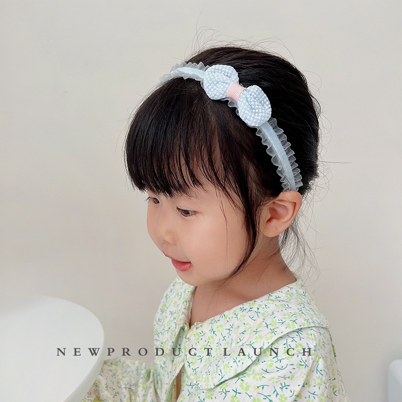 Băng Đô Nơ Cài Tóc Dễ Thương Thời Trang Cho Bé Gái