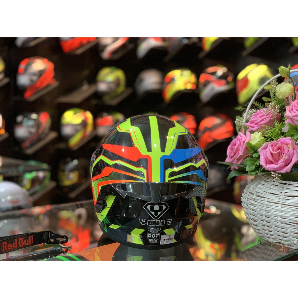 Mũ Fullface Yohe 978 Plus (Tặng khăn Trùm đầu Ninja xin xò)