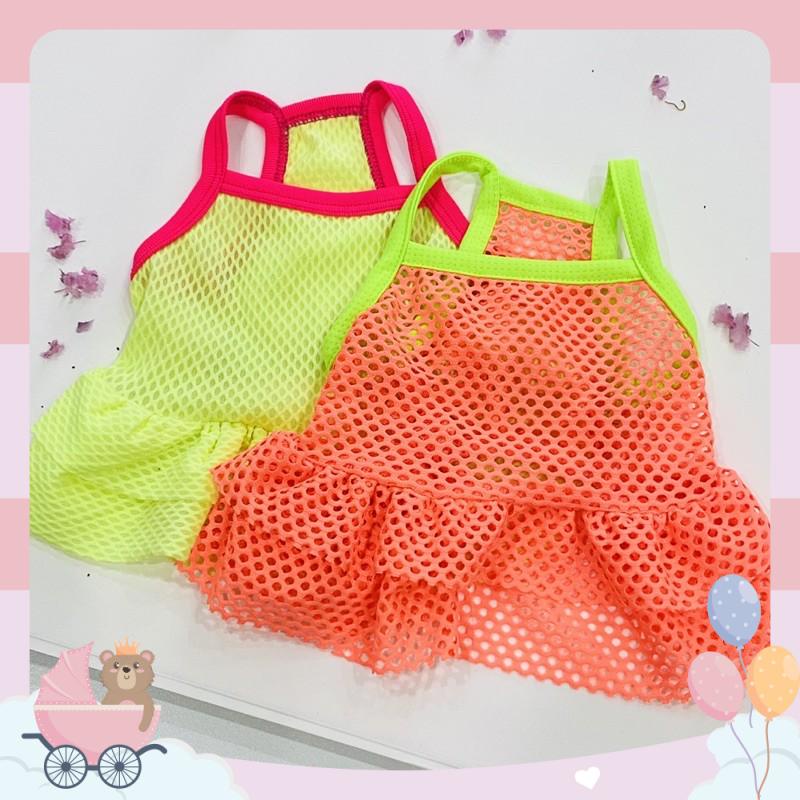 Đầm Lưới Mùa Hè Cho chó mèo