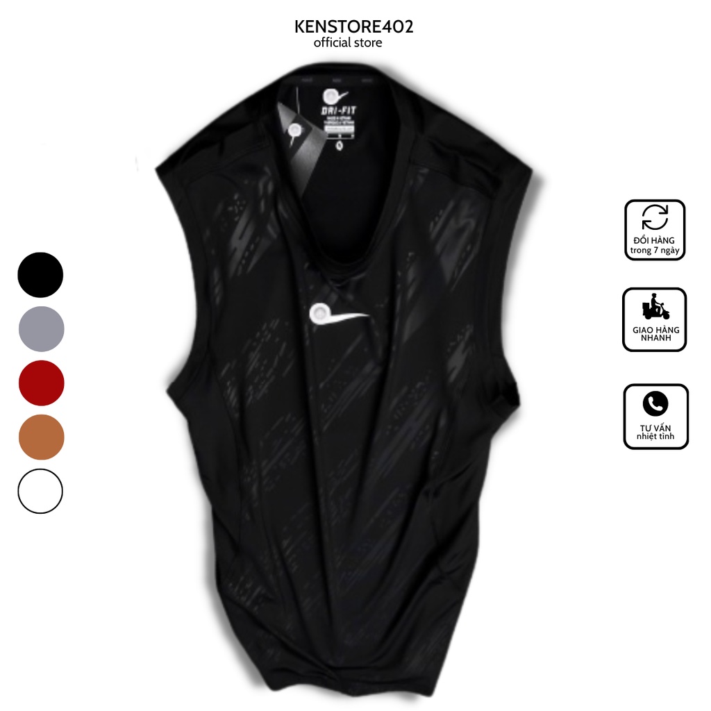 Áo ba lỗ nam thể thao A101, áo tanktop chất thun lạnh co giãn 4 chiều tập gym chạy bộ thấm hút