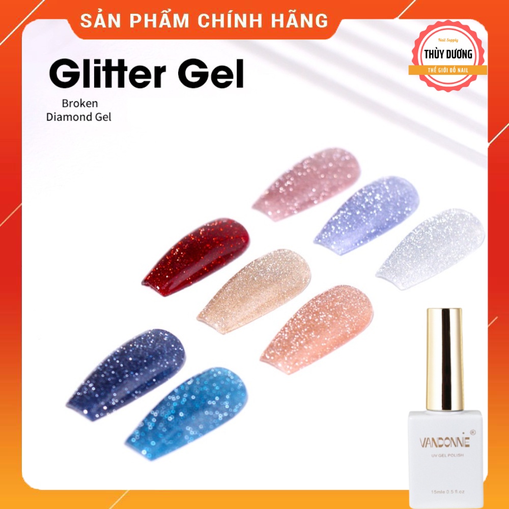 Sơn gel nhũ Flash On Vandonnie chính hãng 15ml