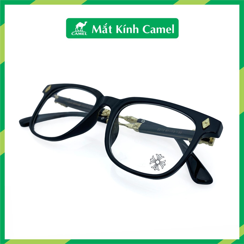 Kính mắt CH thời trang cao cấp Nam Nữ [Hot Trend] Gọng kính giả cận vàng | BigBuy360 - bigbuy360.vn
