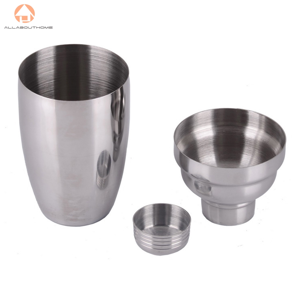 ABH Bình lắc pha chế cốc tai được làm thép không gỉ với dung tích 250ML/350ML/550ML