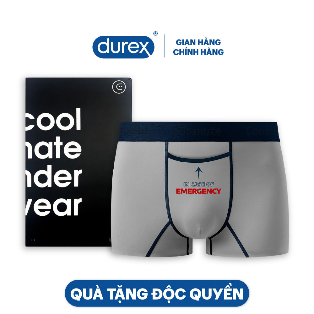 Hộp quà Quần lót Coolmate x Durex - Emergency phiên bản giới hạn