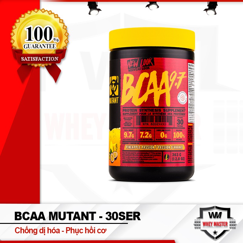 PHỤC HỒI CƠ -  Mutant BCAA 9.7g ( 30 lần dùng )