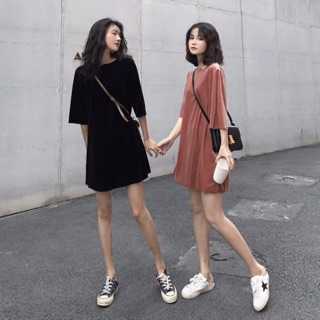 Áo Nhung Mịn form rộng Basic- Ord