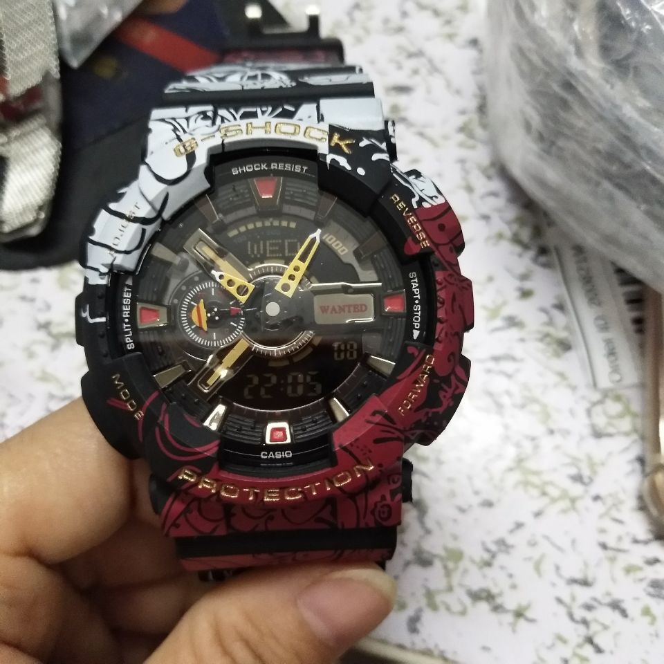 (Thẻ bảo hành 12 tháng) Đồng hồ Nam Casio G-shock One Piece Chống Nước-Đồng.hồ.casio