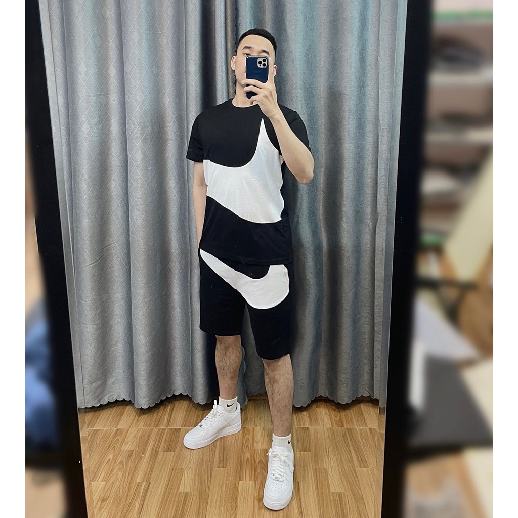 Bộ thể thao nam NI.KE BIG LOGO Vải siêu mịn | Hàng Siêu cấp
