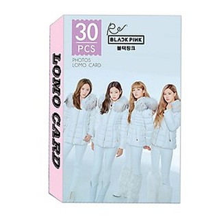Bộ lomo card black pink mới