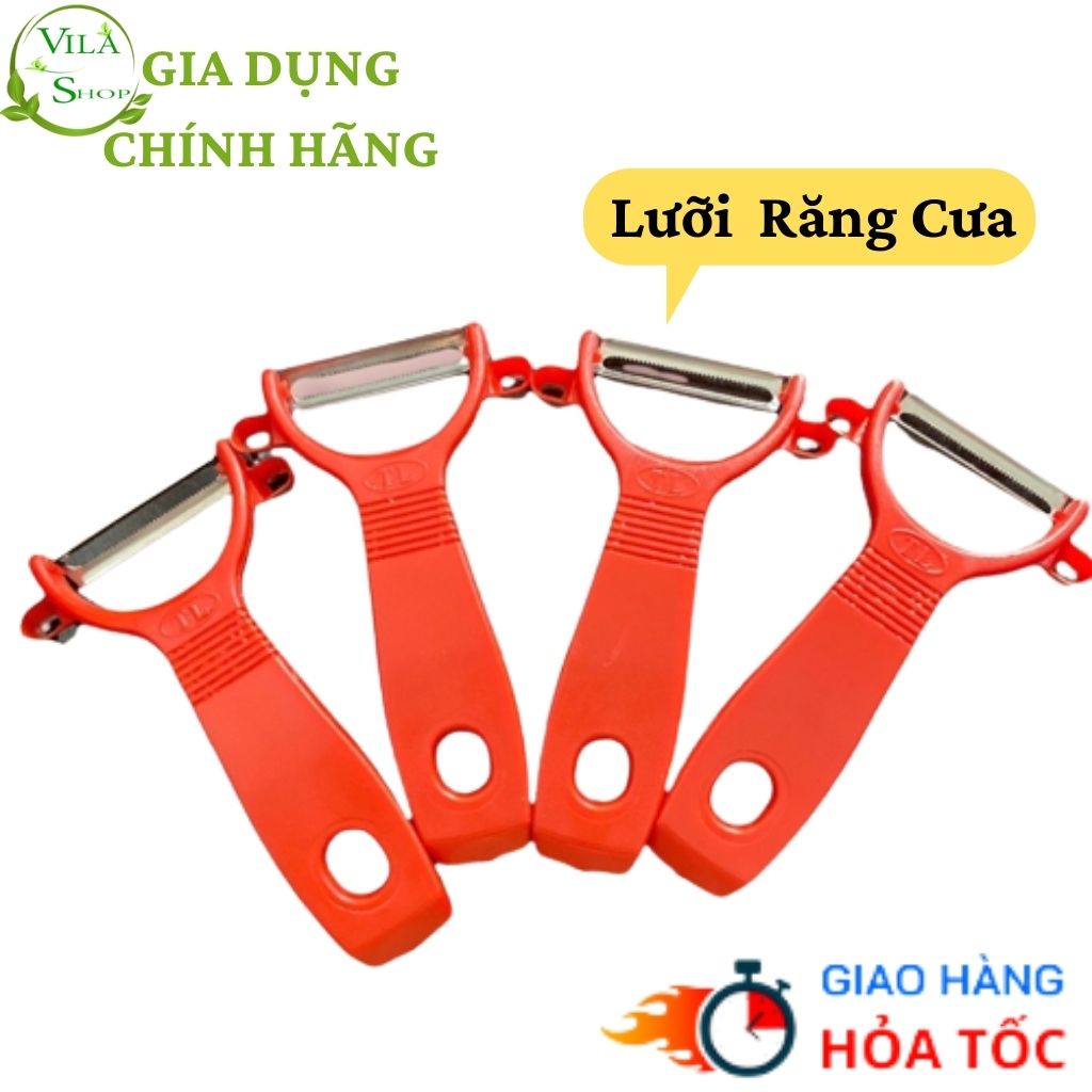 Nạo THÁI, Nạo Rau Củ Quả, Dụng Cụ Gọt Vỏ Thiết Kế Lưỡi Inox Sắc Bén, Dễ Sử Dụng