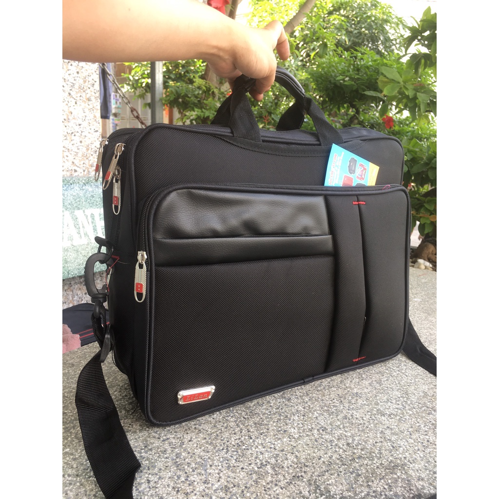 40x30cm - Cặp đa năng  7 ngăn dành cho học sinh giáo viên công sở, Cặp Laptop - DN06