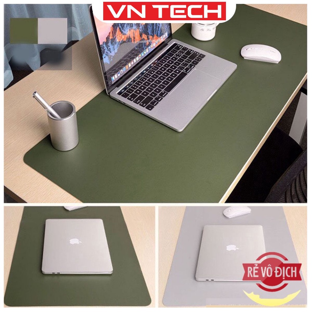 [DeskPad 40x60cm] Thảm Da Trải Bàn Làm Việc DeskPad Chống Nước Cao Cấp, Nhiều Size, Nhiều Màu, Bo Viền Chắc Chắn.