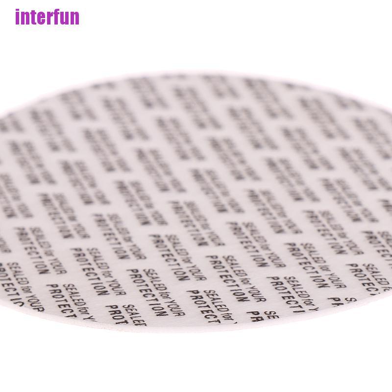 Set 100 miếng đệm xốp tự dính cho chai mỹ phẩm