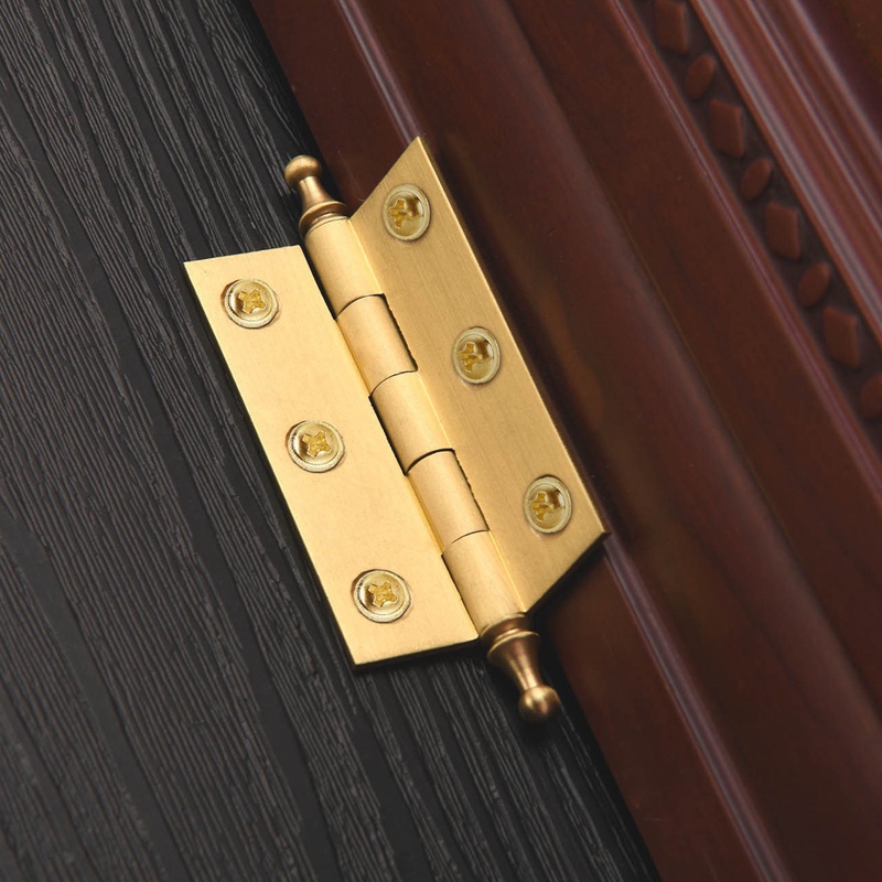 Bản Lề Cửa Tủ Bằng Đồng Thau Màu Vàng 2 &quot;/ 2.5&quot; / 3 &quot;