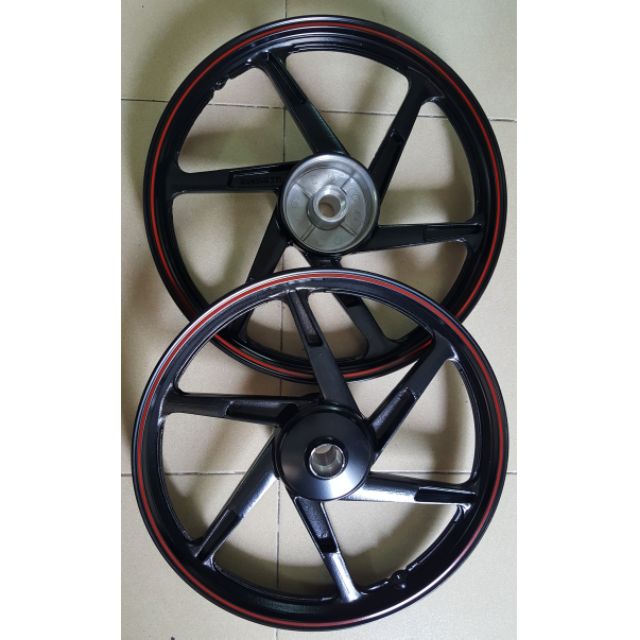 Mâm 6 cây satria 2 thắng đùm trước sau lắp wave dream full má đùm trước sau lắp như zin không cần chế