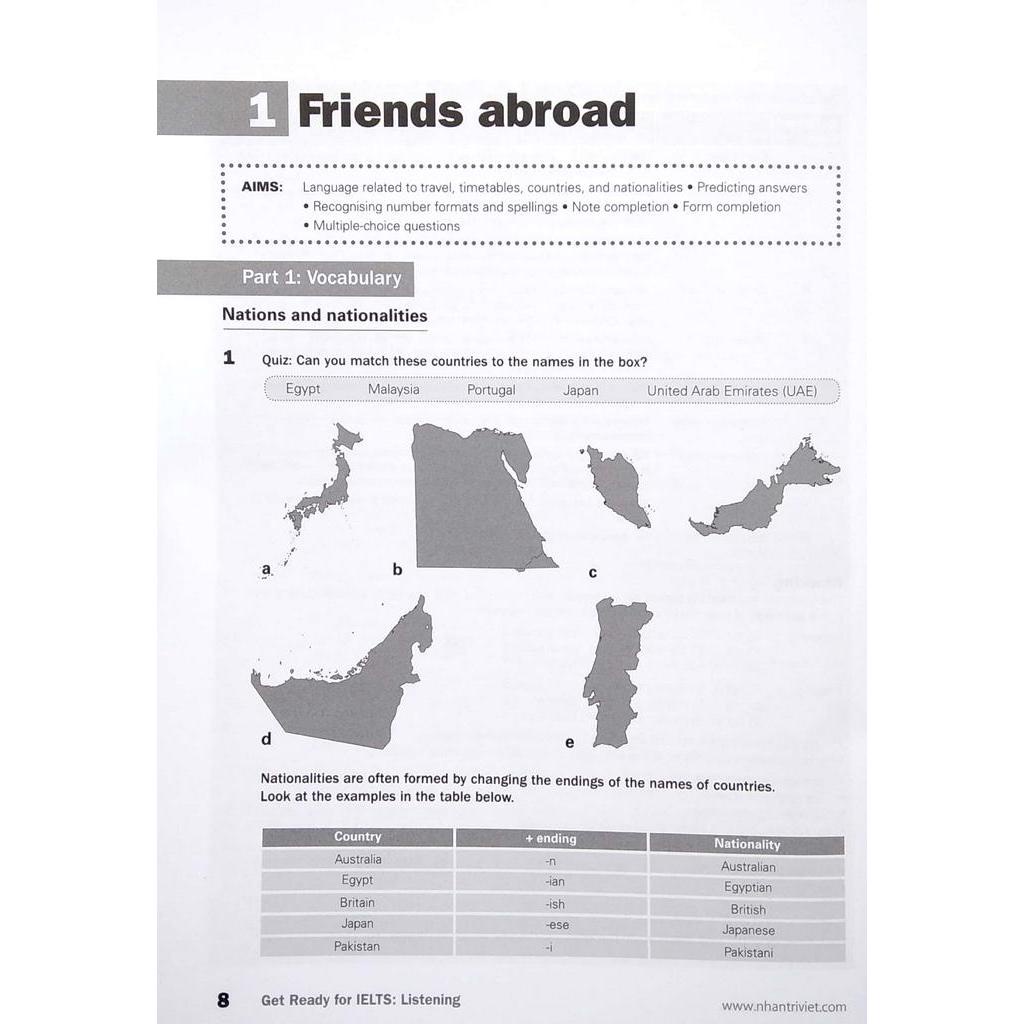 Sách Collins Get Ready For Ielts Listening (Pre - Intermediate A2+)