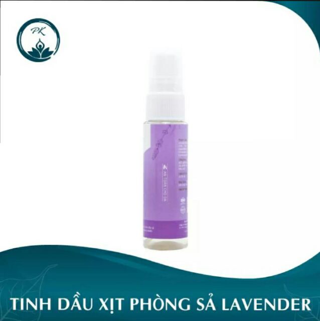 TINH DẦU XỊT PHÒNG SẢ LAVENDER KHỬ MÙI, DIỆT KHUẨN, ĐUỔI MUỖI 30ml