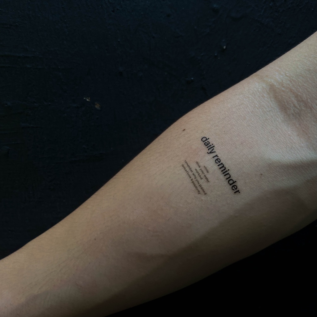 Hình xăm dán tạm thời Tattoodee 7 ngày, xăm trong 1 phút, chống nước 100%