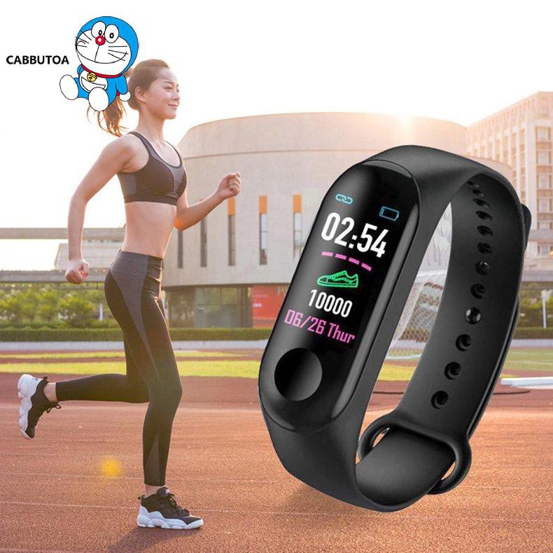 Đồng Hồ Đeo Tay Thông Minh M3plus Đo Nhịp Tim / Nhắc Nhở Giấc Ngủ Chống Nước