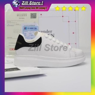 Giày thể thao sneaker MCQ gót nhung đen full box MET1