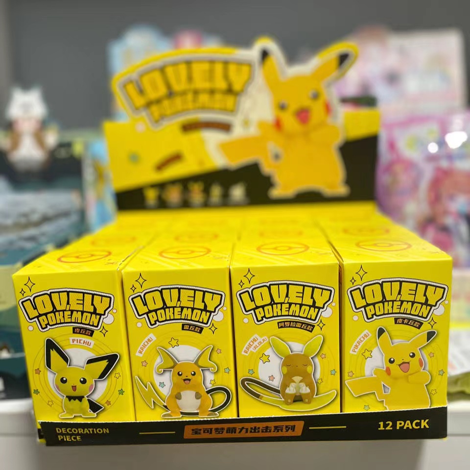 Pokemon Pikachu nhiều hình dạng khác nhau đầu giường phòng ngủ ô tô nghiên cứu trang trí món quà đồ chơi trẻ em